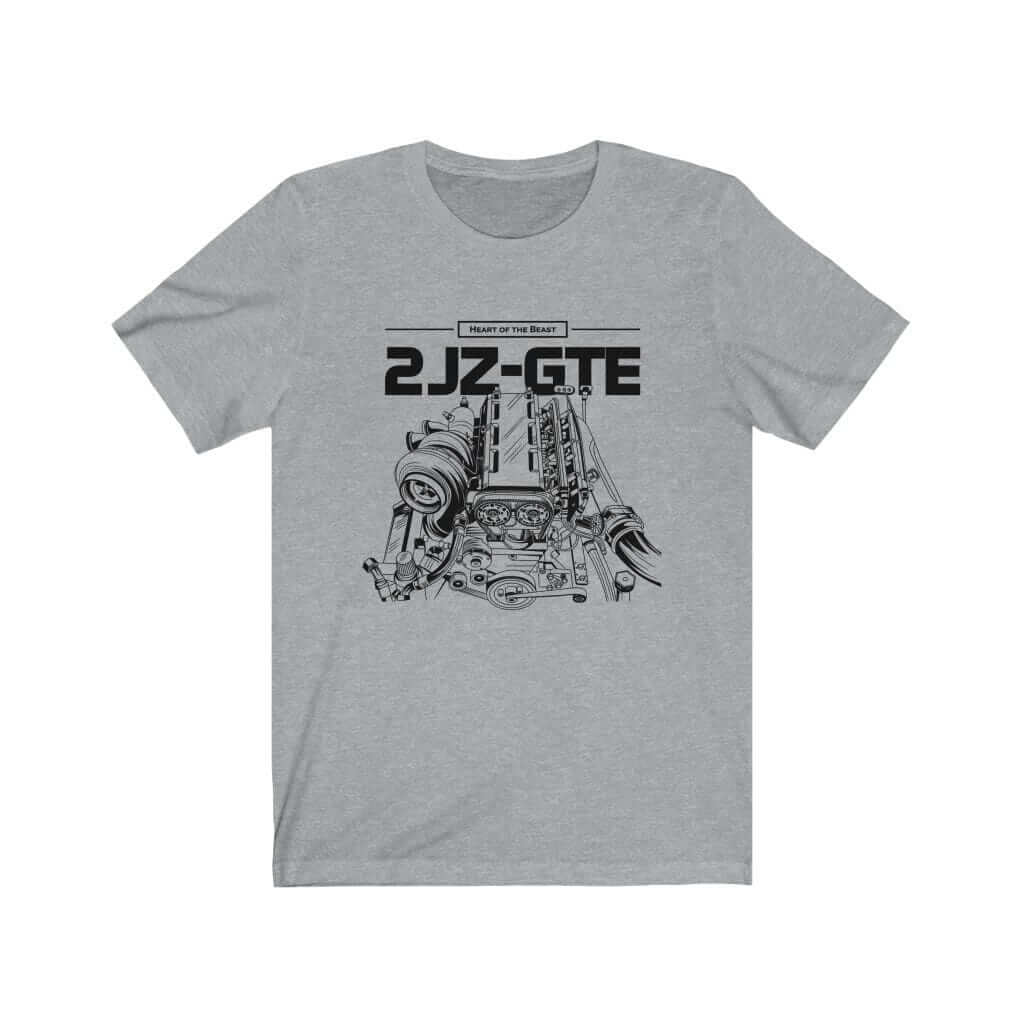 2JZ Engine Car T-Shirt