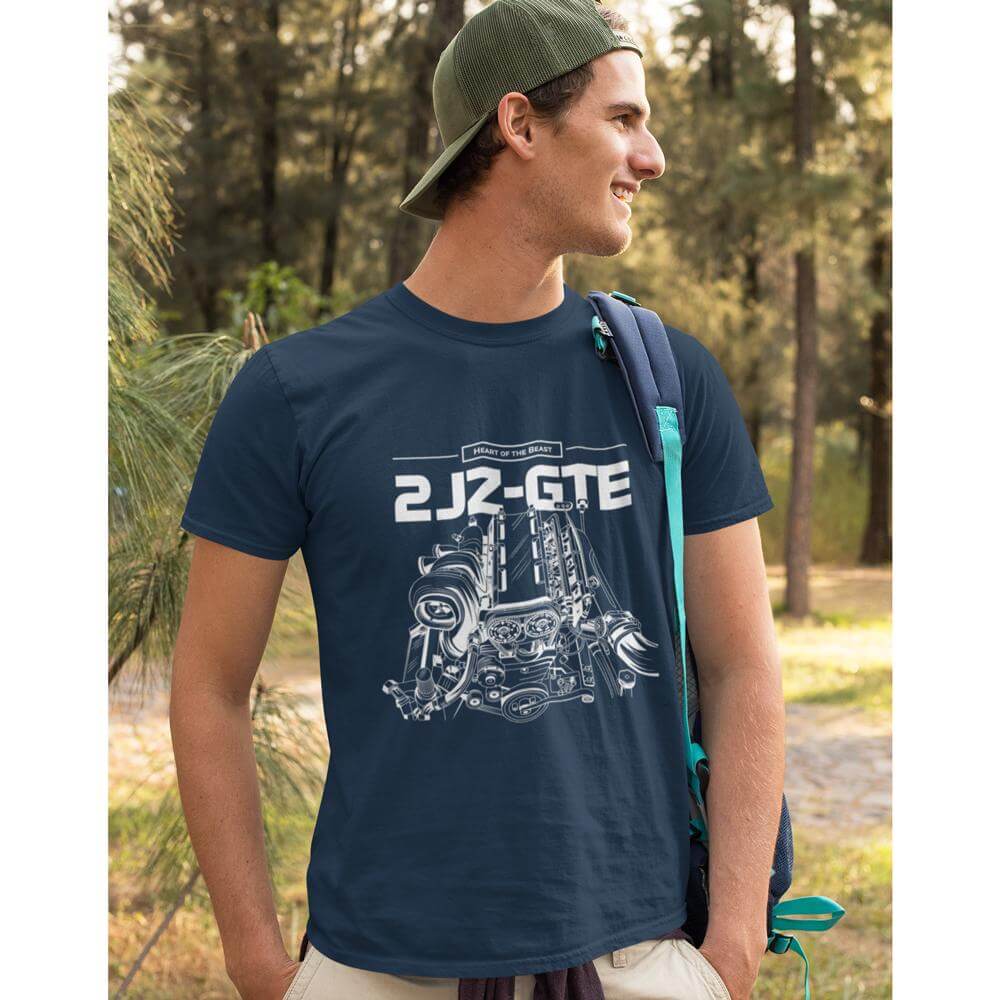 2JZ Engine Car T-Shirt