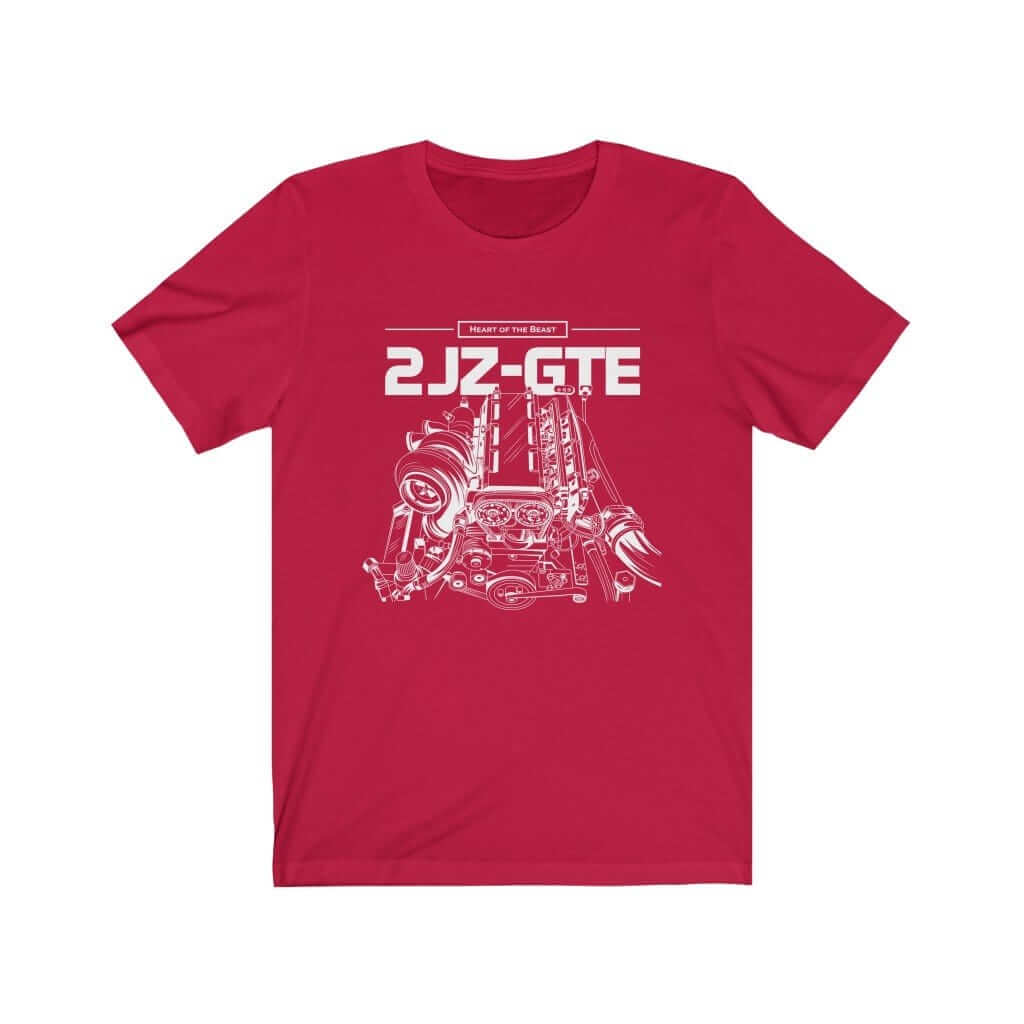 2JZ Engine Car T-Shirt