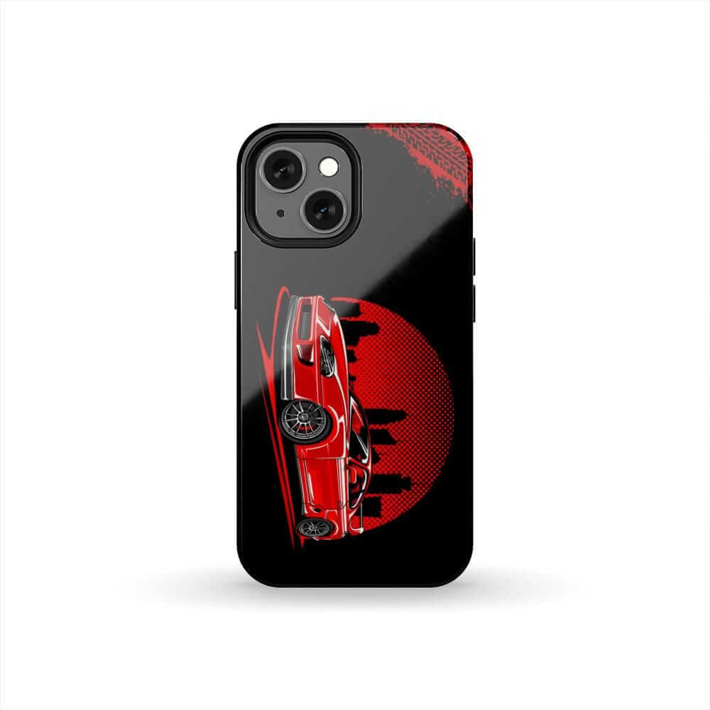 MKIV A80 Supra 2JZ Red City Tough Phone Case | JDM Car Guy Gift