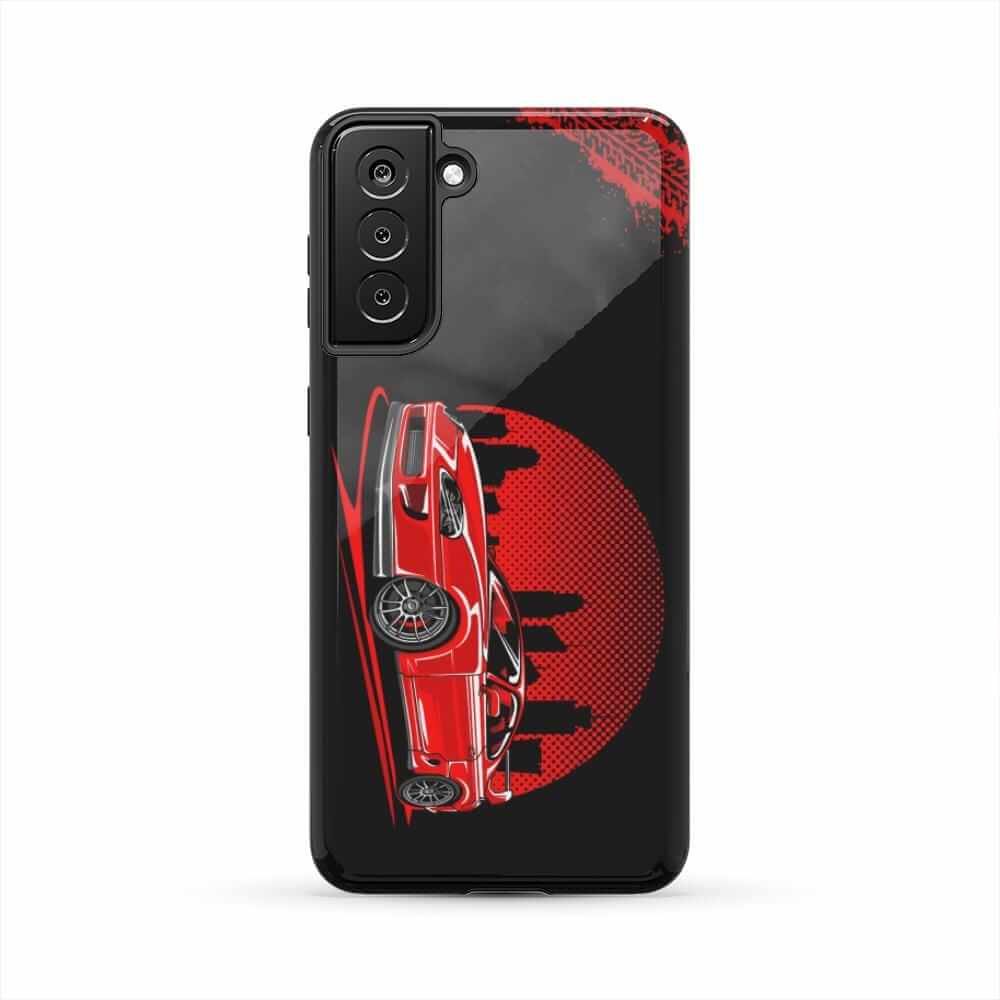 MKIV A80 Supra 2JZ Red City Tough Phone Case | JDM Car Guy Gift