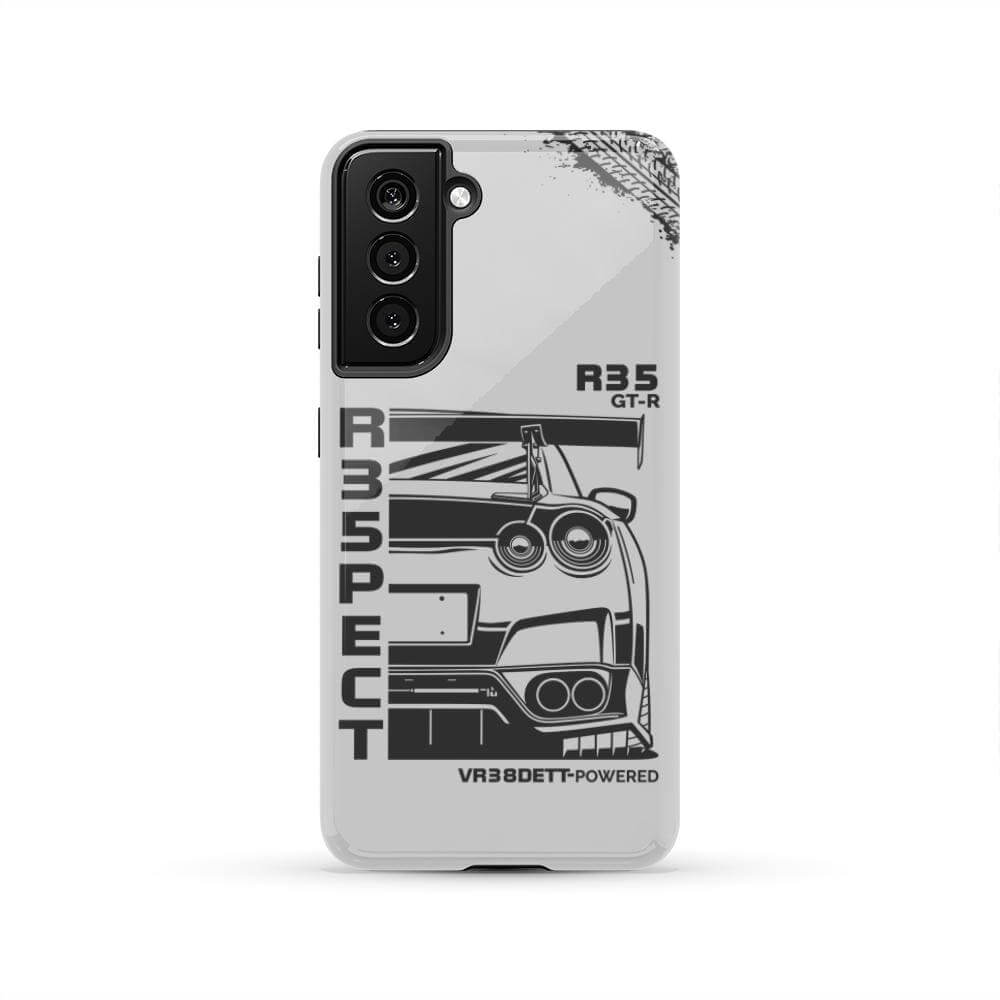 R35 GT-R BNR35 Godzilla Front View Tough Phone Case | JDM Car Gift