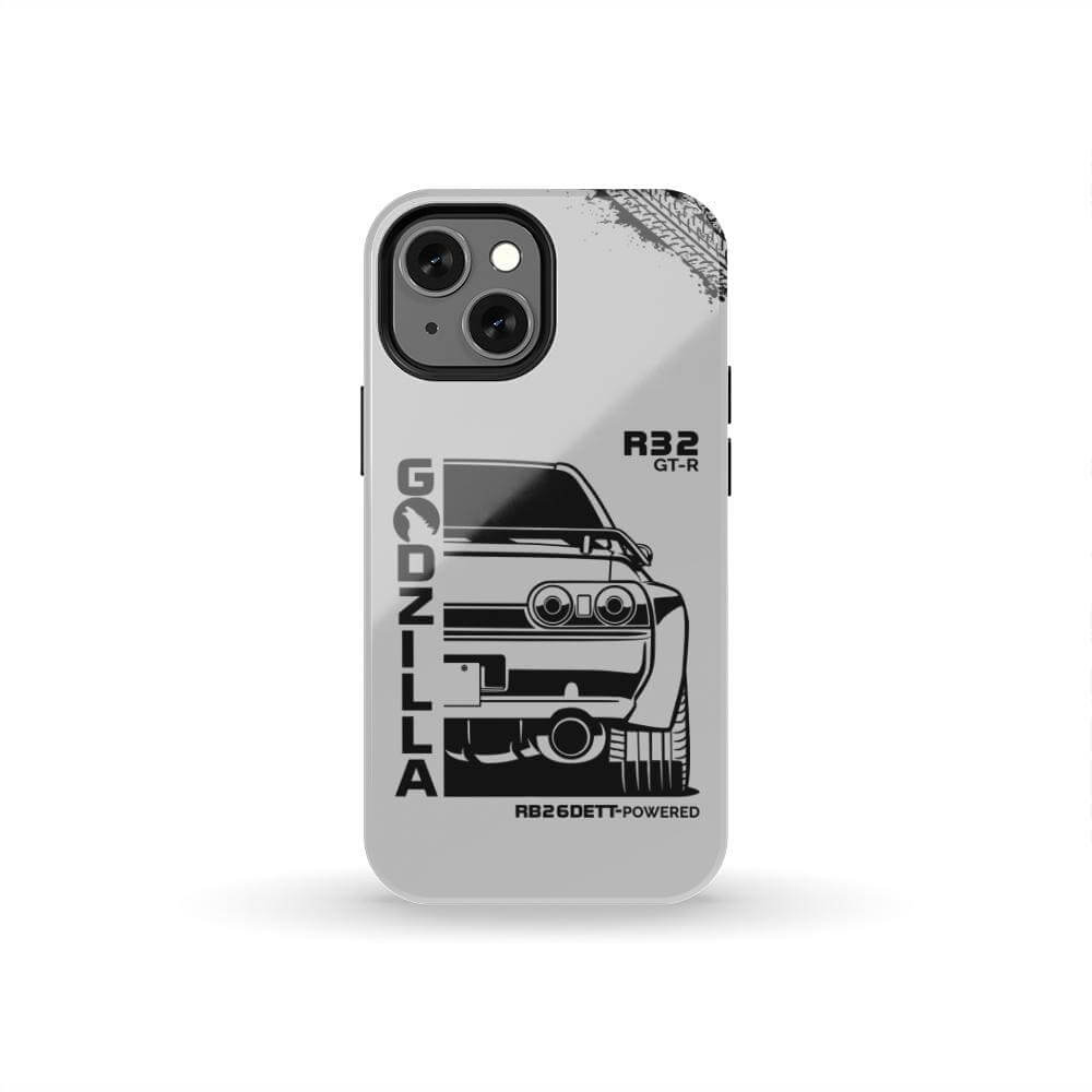 R32 Skyline GTR BNR32 Godzilla Tough Phone Case | JDM Car Gift