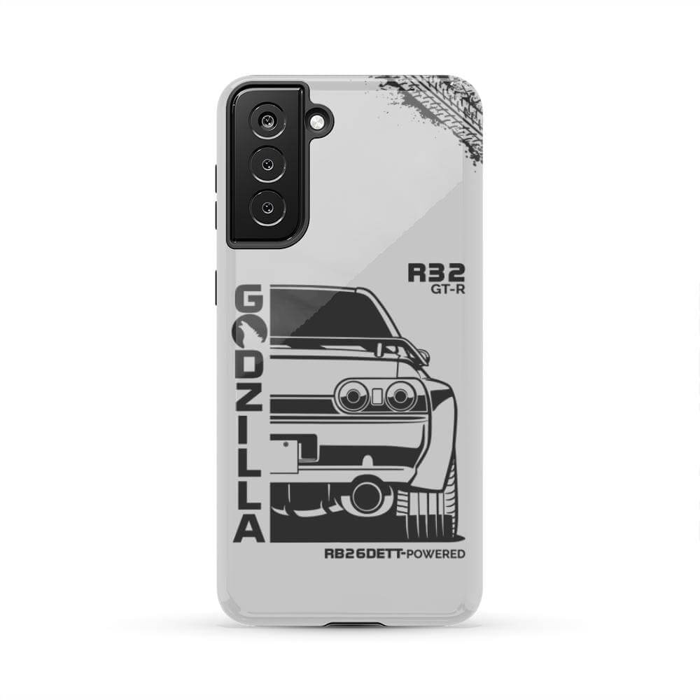 R32 Skyline GTR BNR32 Godzilla Tough Phone Case | JDM Car Gift