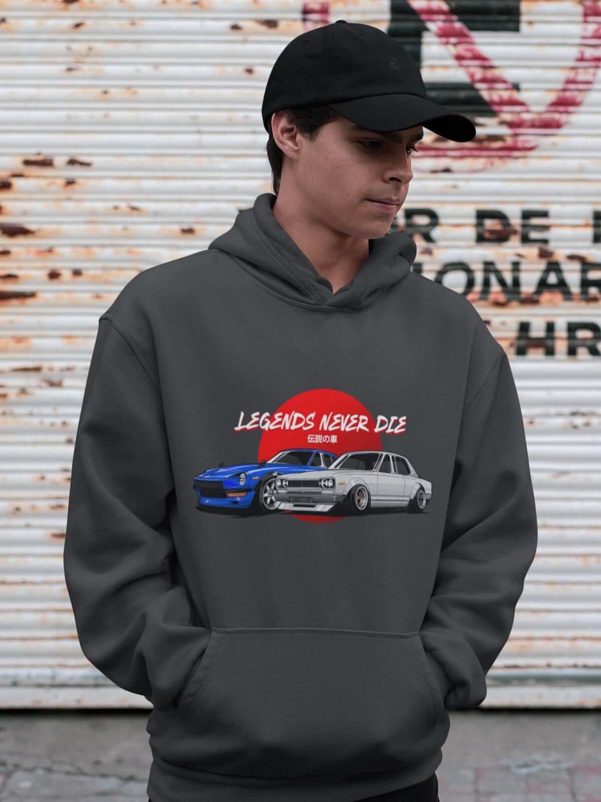 S30 240Z Hakosuka Classic JDM Cars Hoodie