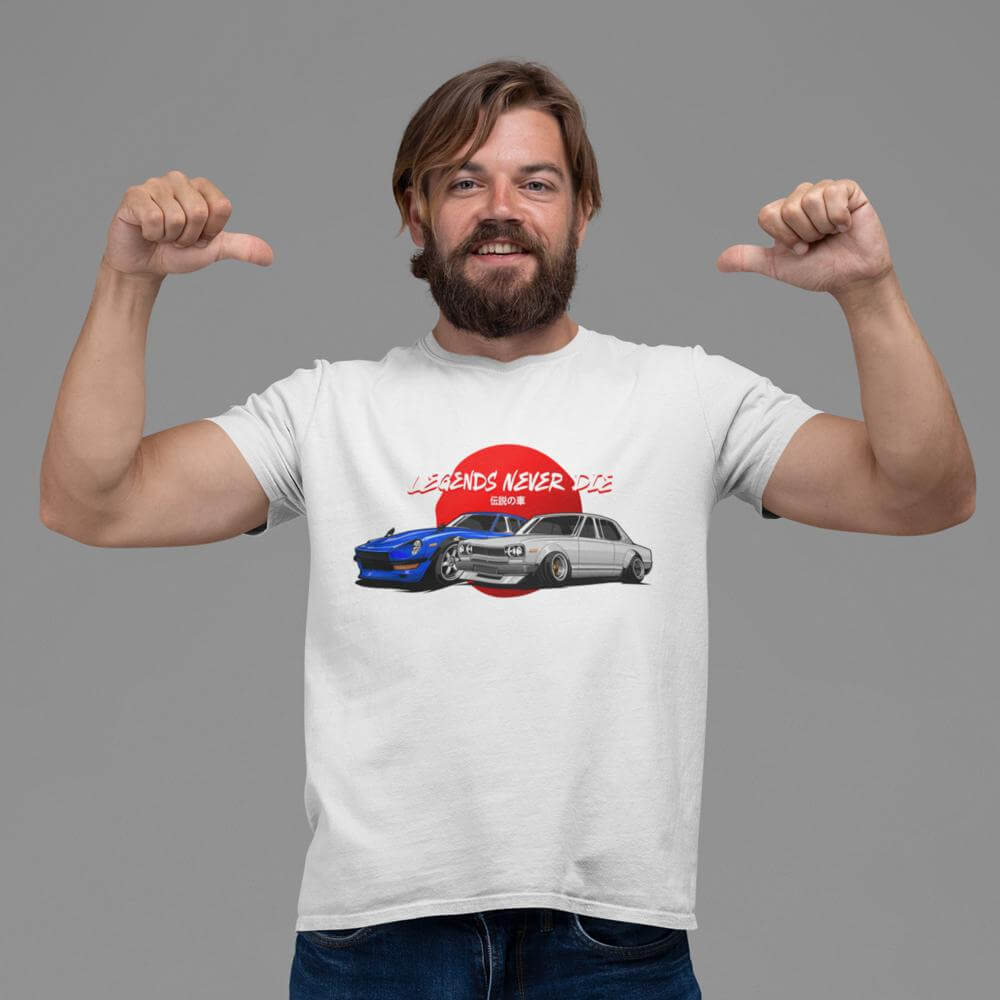 Classic Japanese Cars 240Z Hakosuka T-Shirt