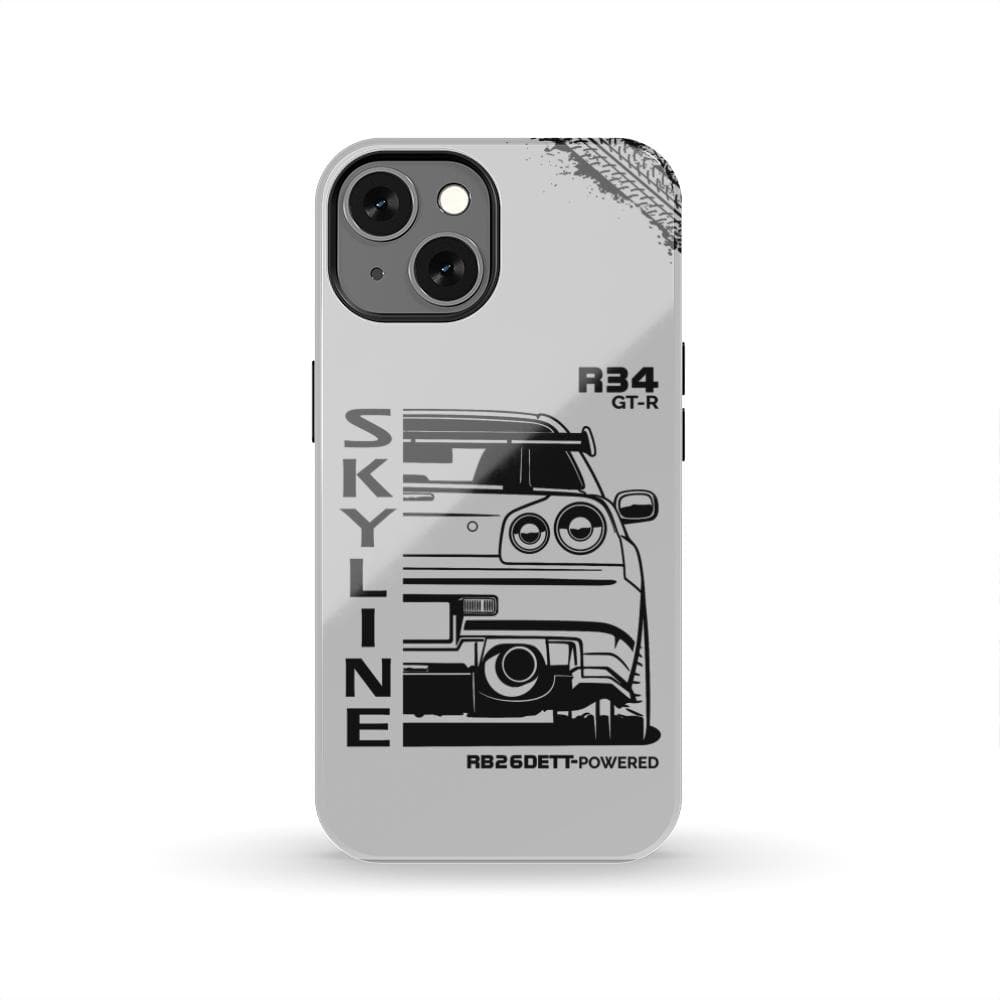 R34 Skyline GTR BNR34 Godzilla Tough Phone Case | JDM Car Gift