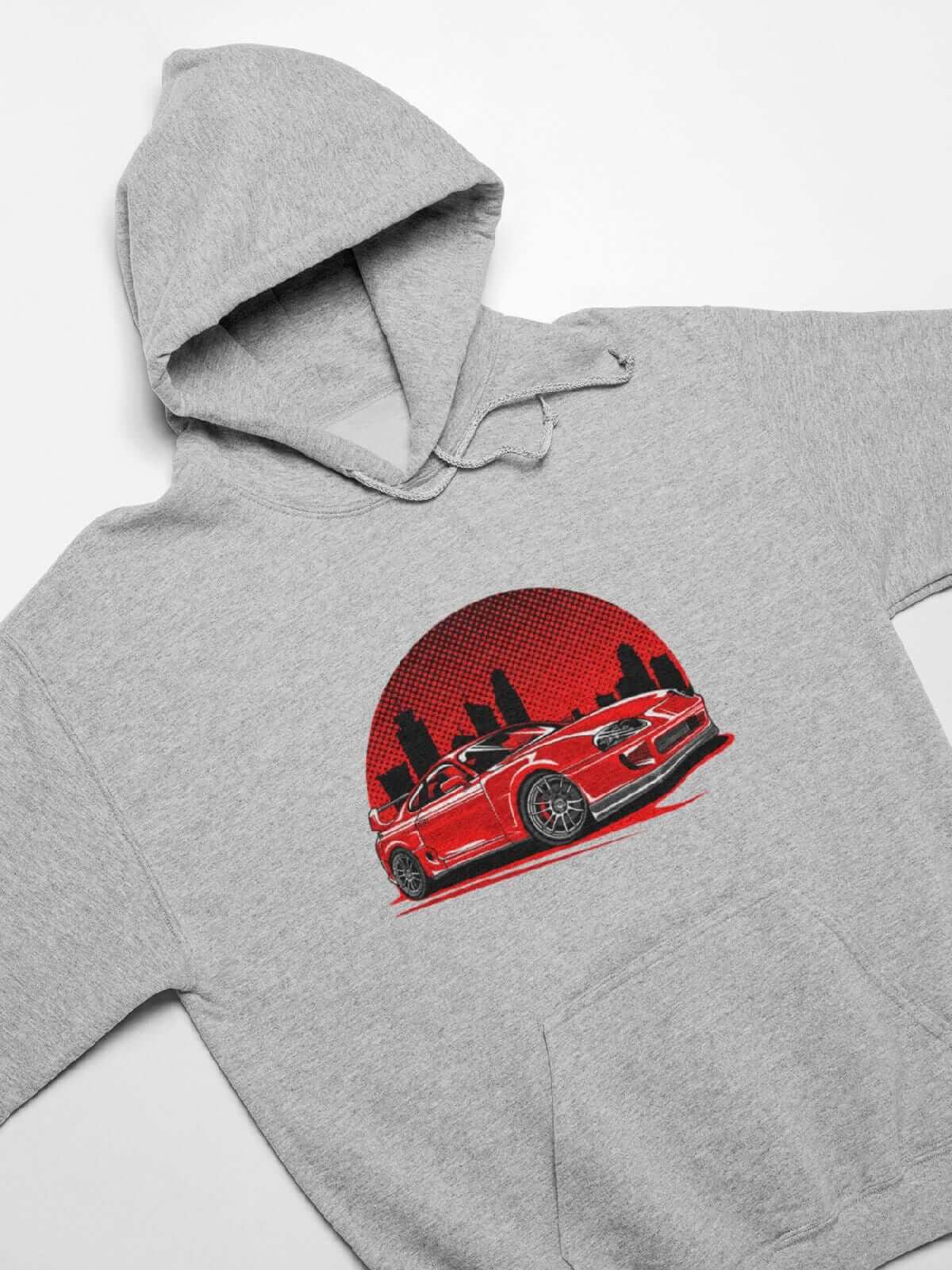 MKIV A80 Supra Red City JDM Car Hoodie
