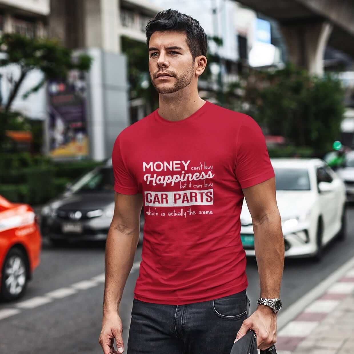 More Car Parts = Happiness T-Shirt