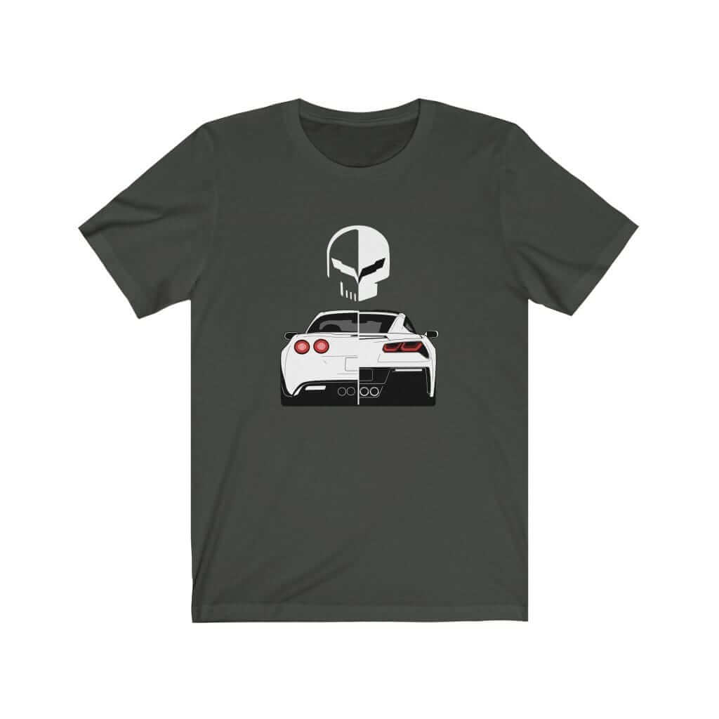 American V8 Muscle Car Punisher T-Shirt