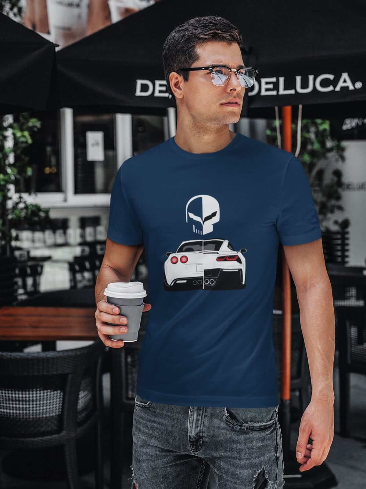 American V8 Muscle Car Punisher T-Shirt
