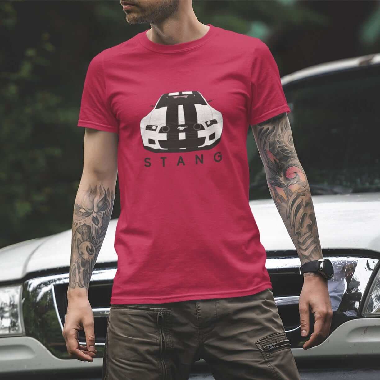 American V8 Muscle Car T-Shirt