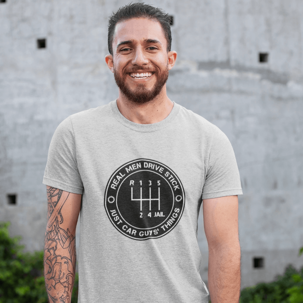 Real Men Drive Stick T-Shirt