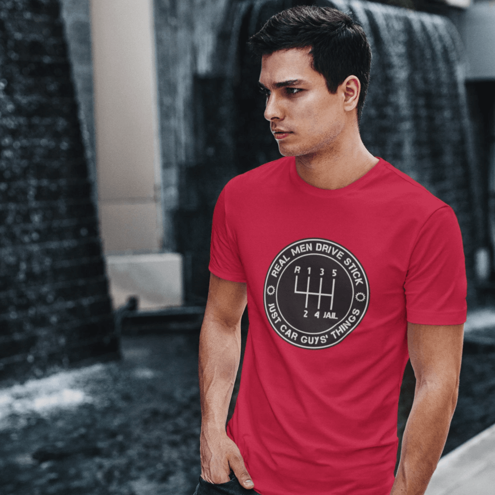 Real Men Drive Stick T-Shirt