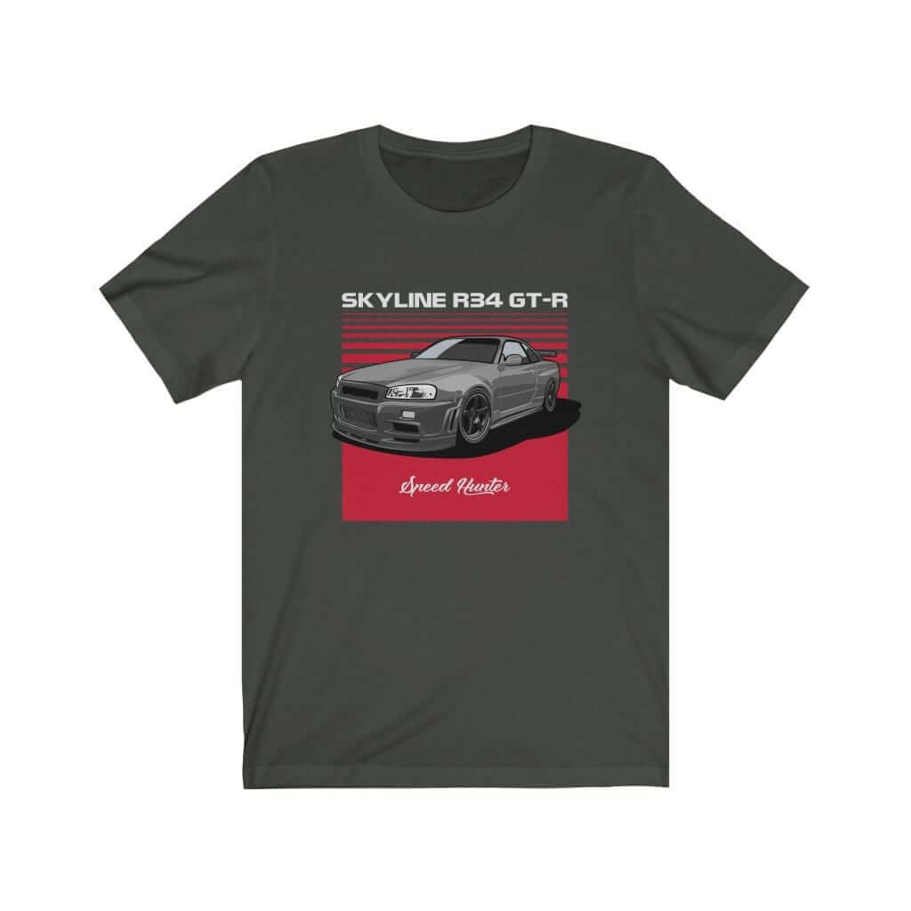 R34 Speed Hunter Car T-Shirt