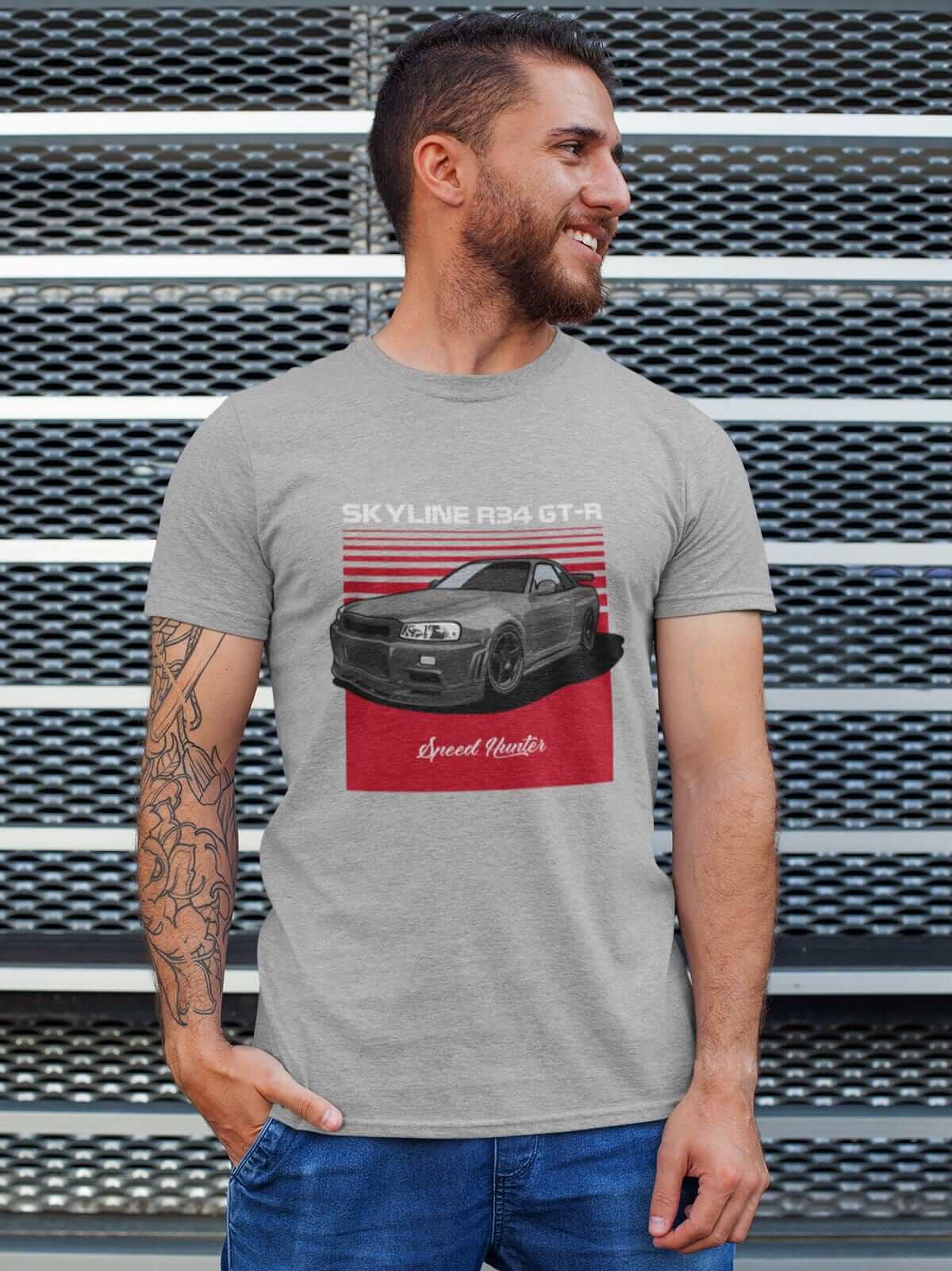 R34 Speed Hunter Car T-Shirt