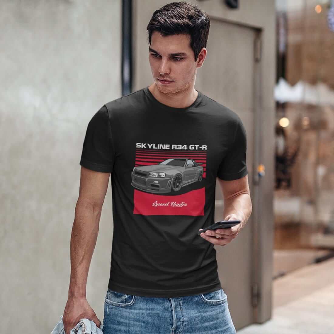 R34 Speed Hunter Car T-Shirt