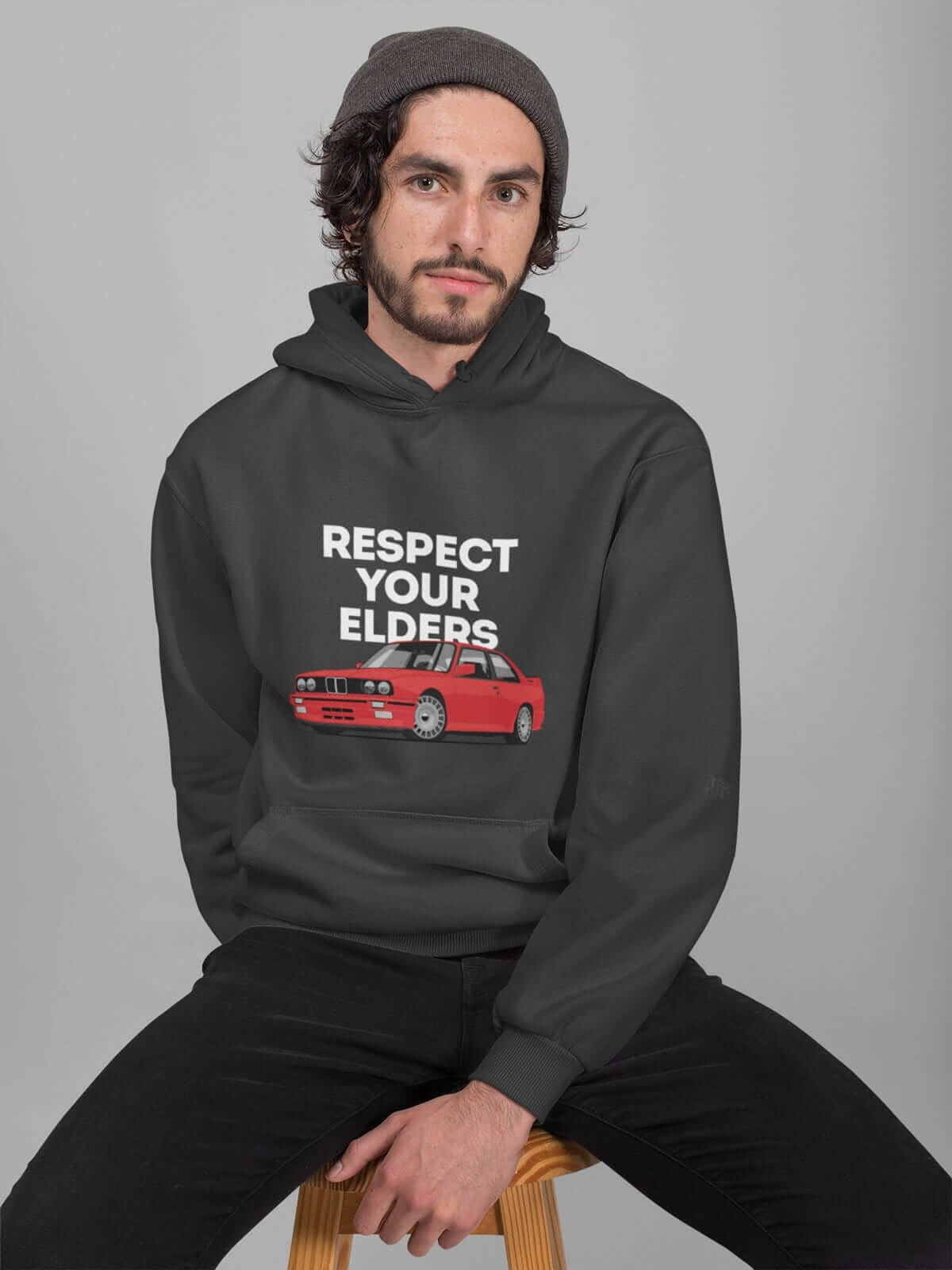 E30 M3 Respect Your Elders Classic Car Hoodie