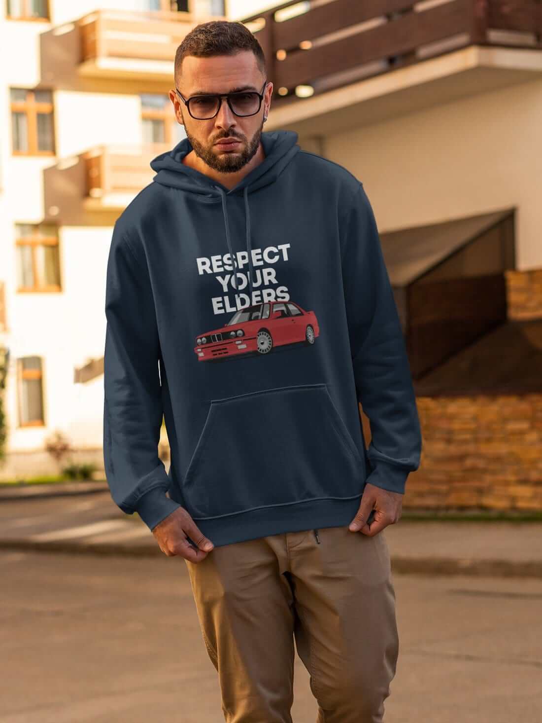 E30 M3 Respect Your Elders Classic Car Hoodie