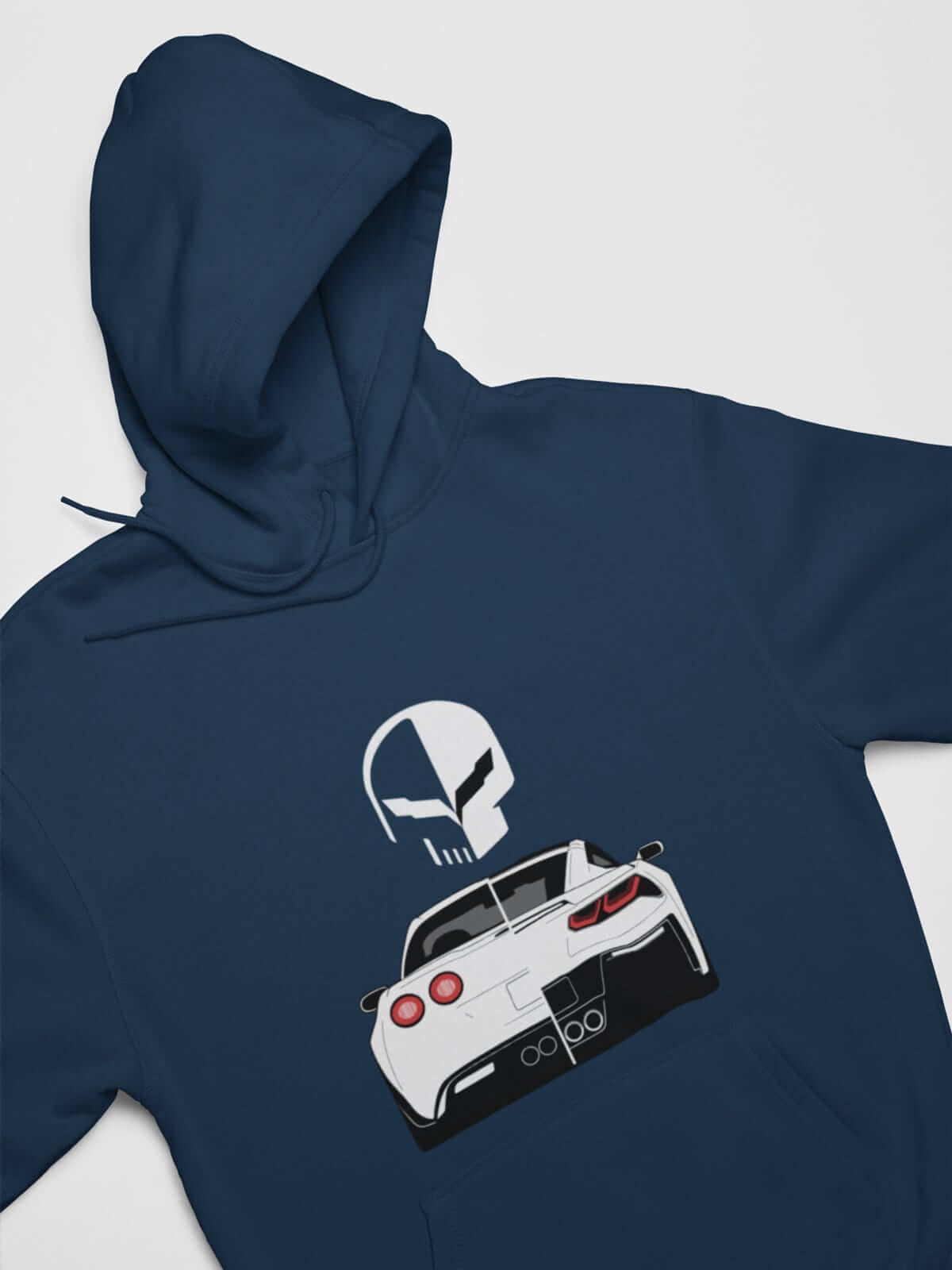 American Muscle Punisher V8 Sports Car Hoodie
