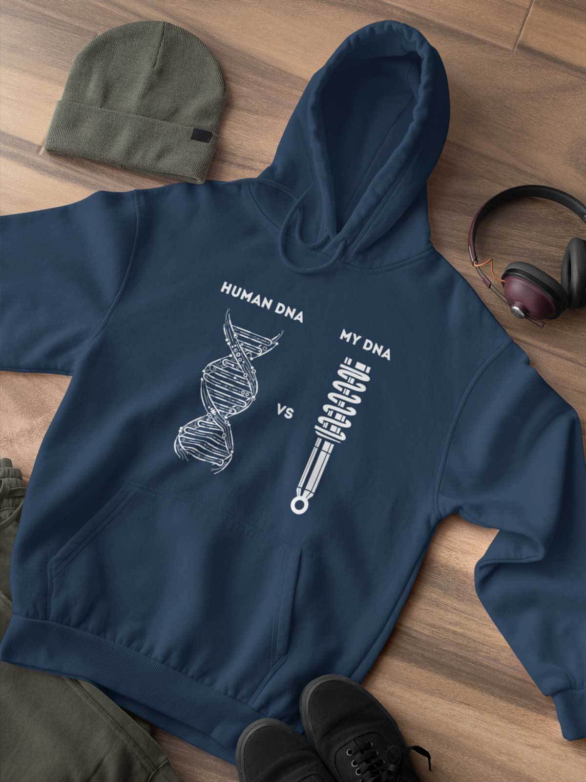 Car Guys DNA Funny Car Enthusiast Hoodie