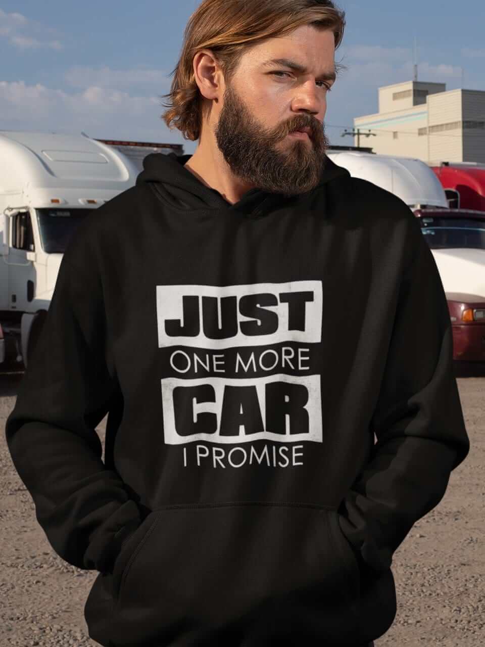 Just One More Car I Promise Funny Car Hoodie