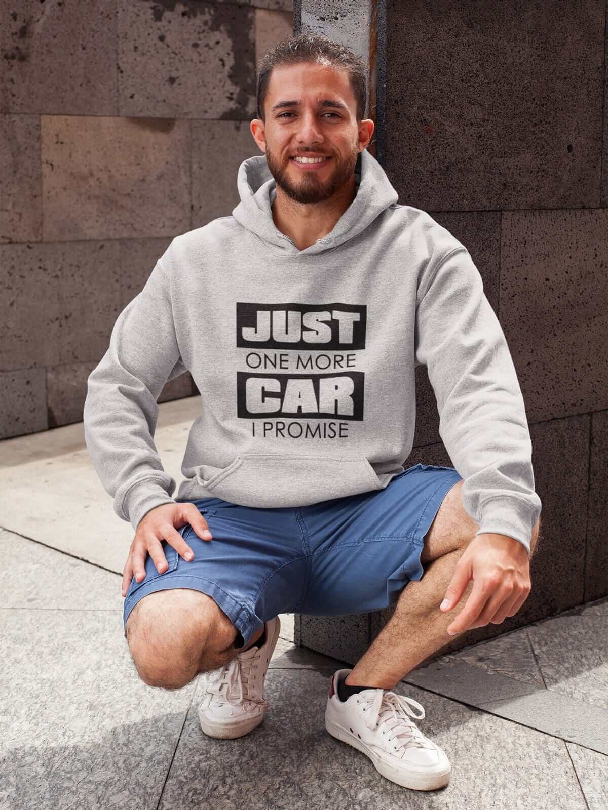 Just One More Car I Promise Funny Car Hoodie