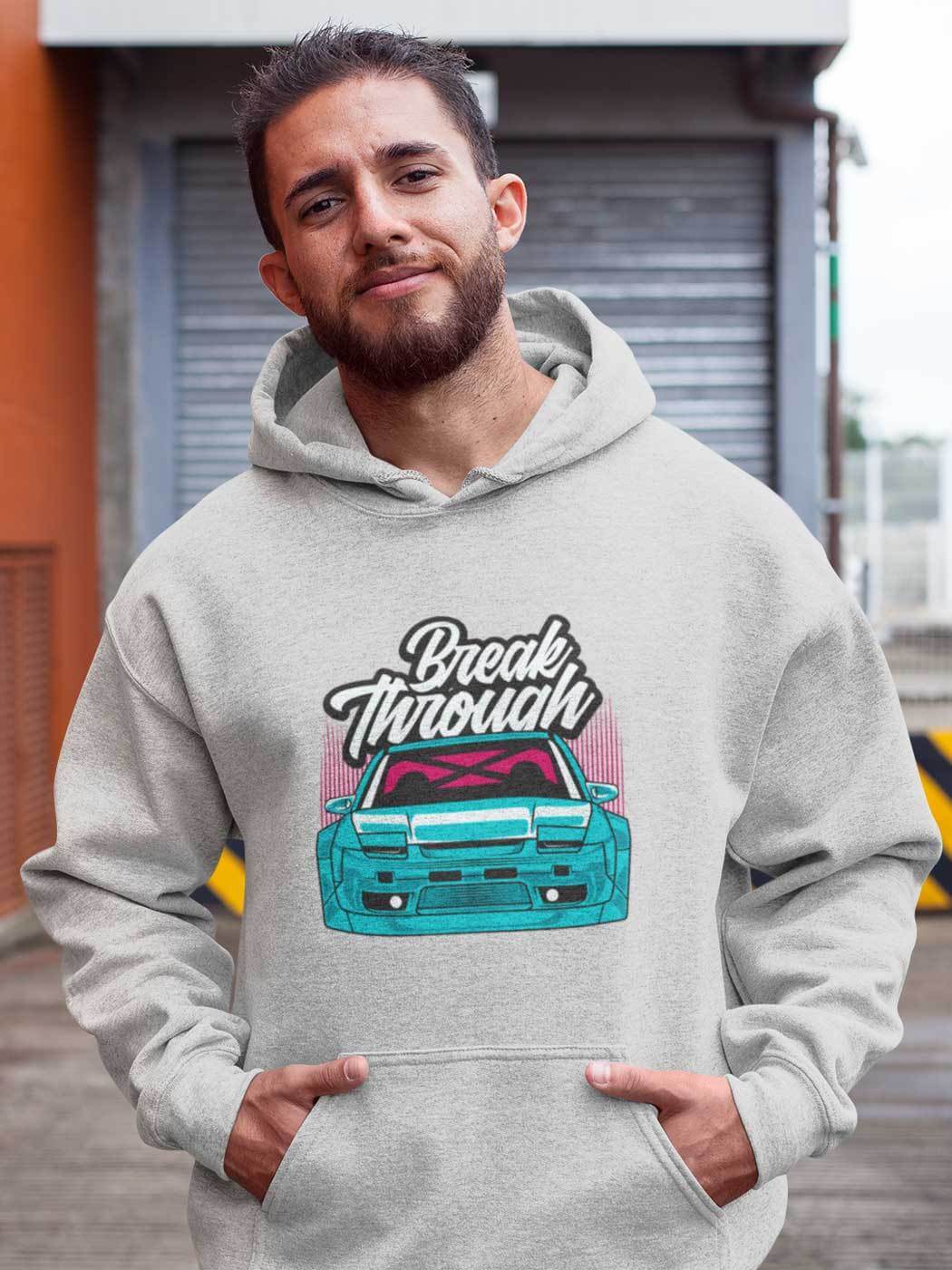 S13 Silvia 240SX Break Through JDM Drift Hoodie