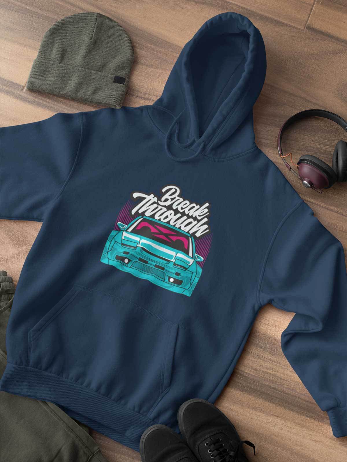S13 Silvia 240SX Break Through JDM Drift Hoodie