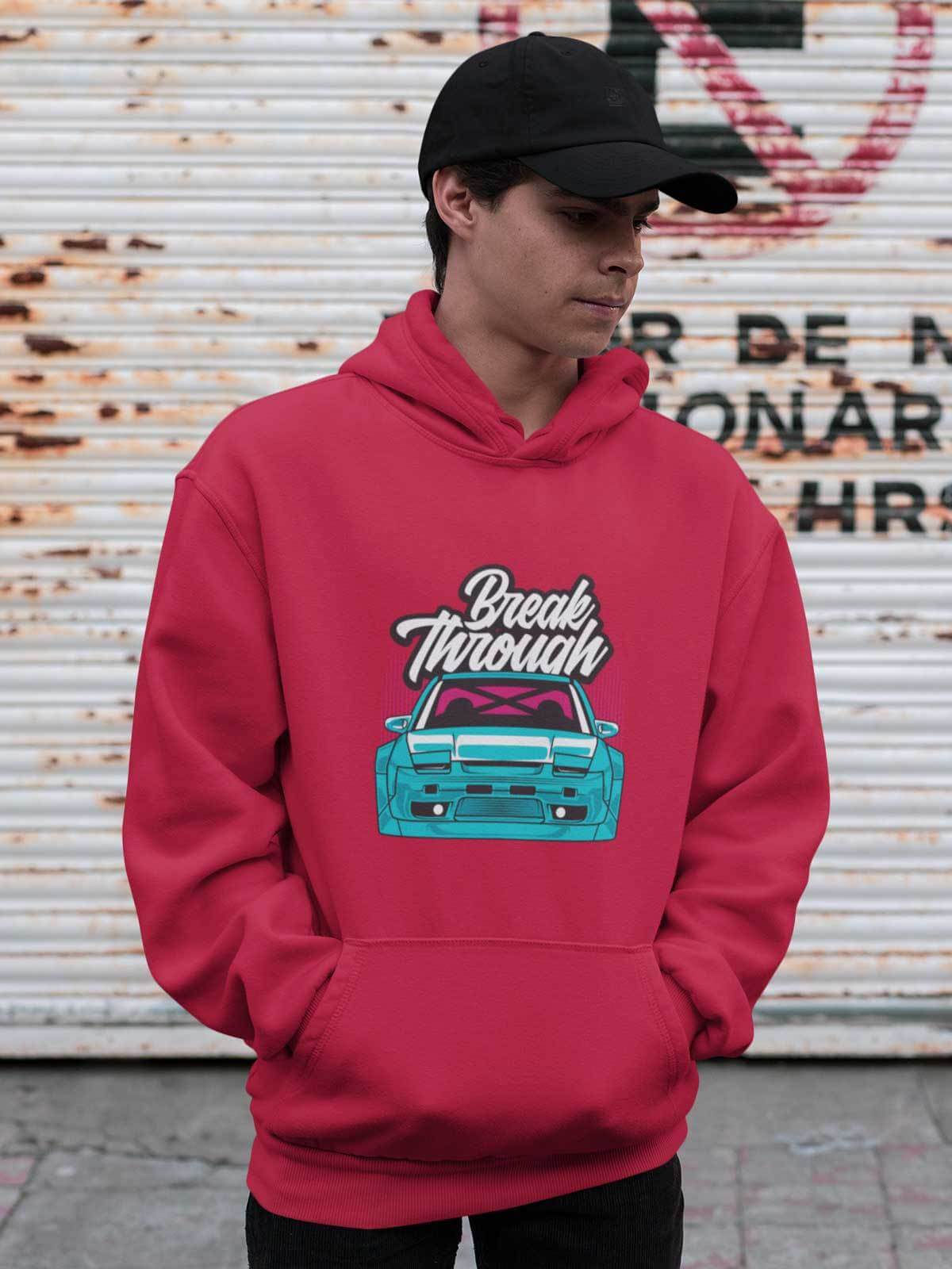 S13 Silvia 240SX Break Through JDM Drift Hoodie