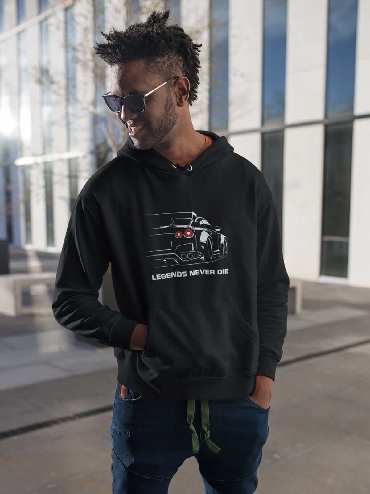 R35 GT-R Legends Never Die JDM Car Hoodie