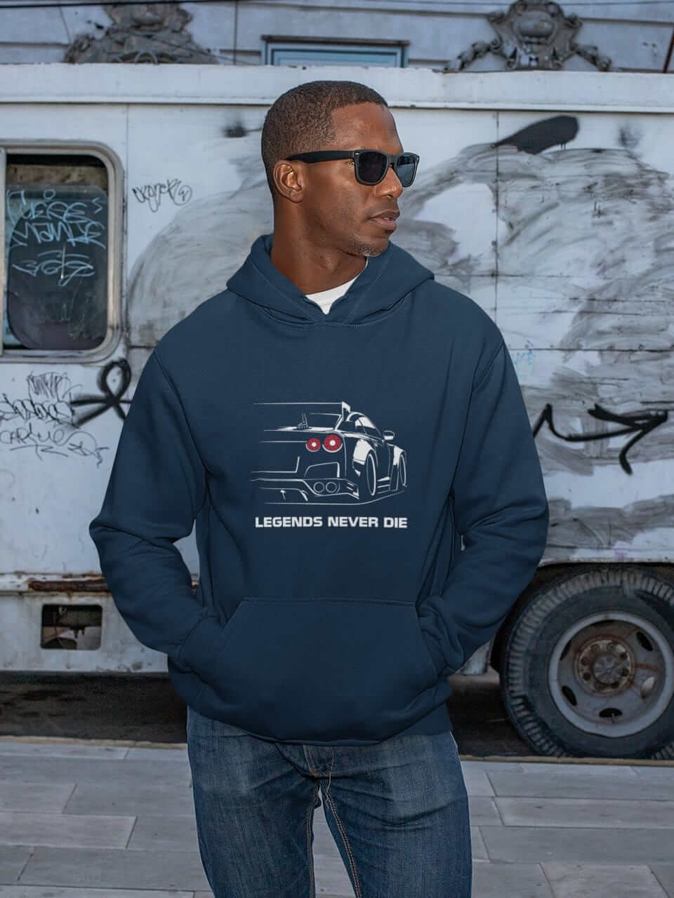 R35 GT-R Legends Never Die JDM Car Hoodie