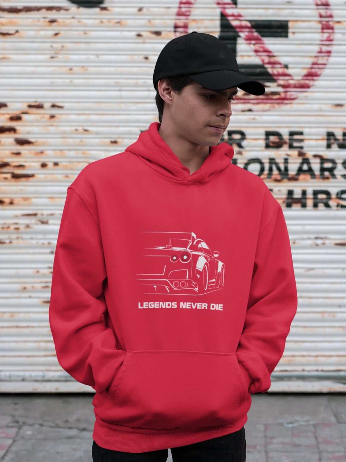 R35 GT-R Legends Never Die JDM Car Hoodie