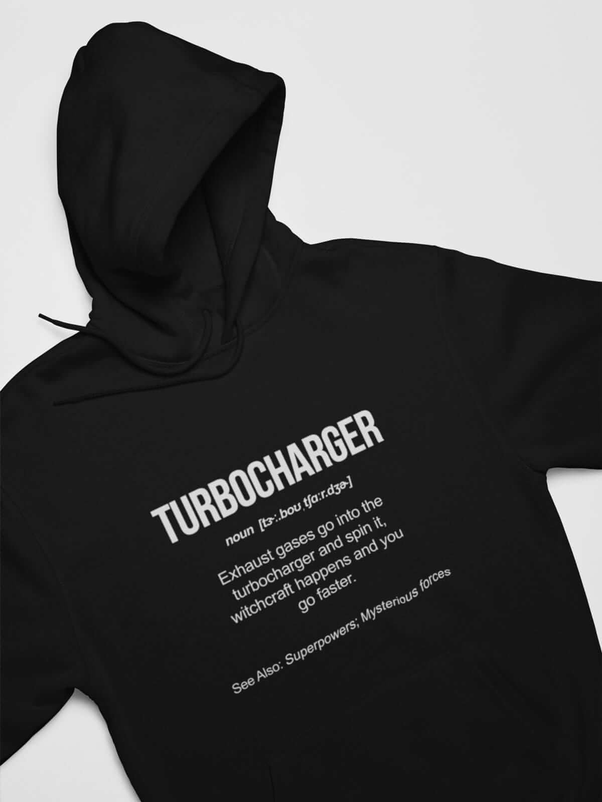 Turbocharger Boost Funny Car Enthusiast Hoodie
