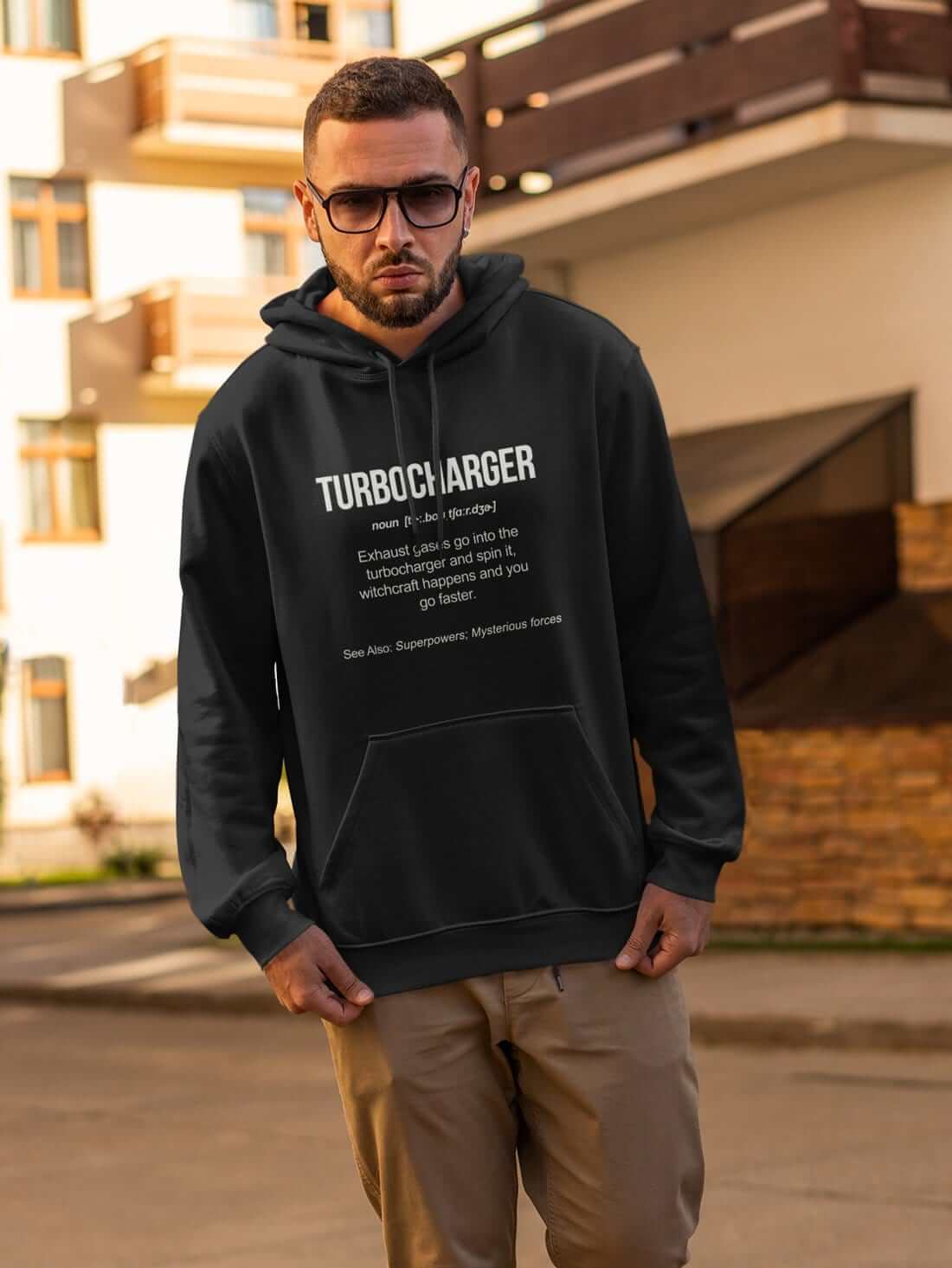 Turbocharger Boost Funny Car Enthusiast Hoodie