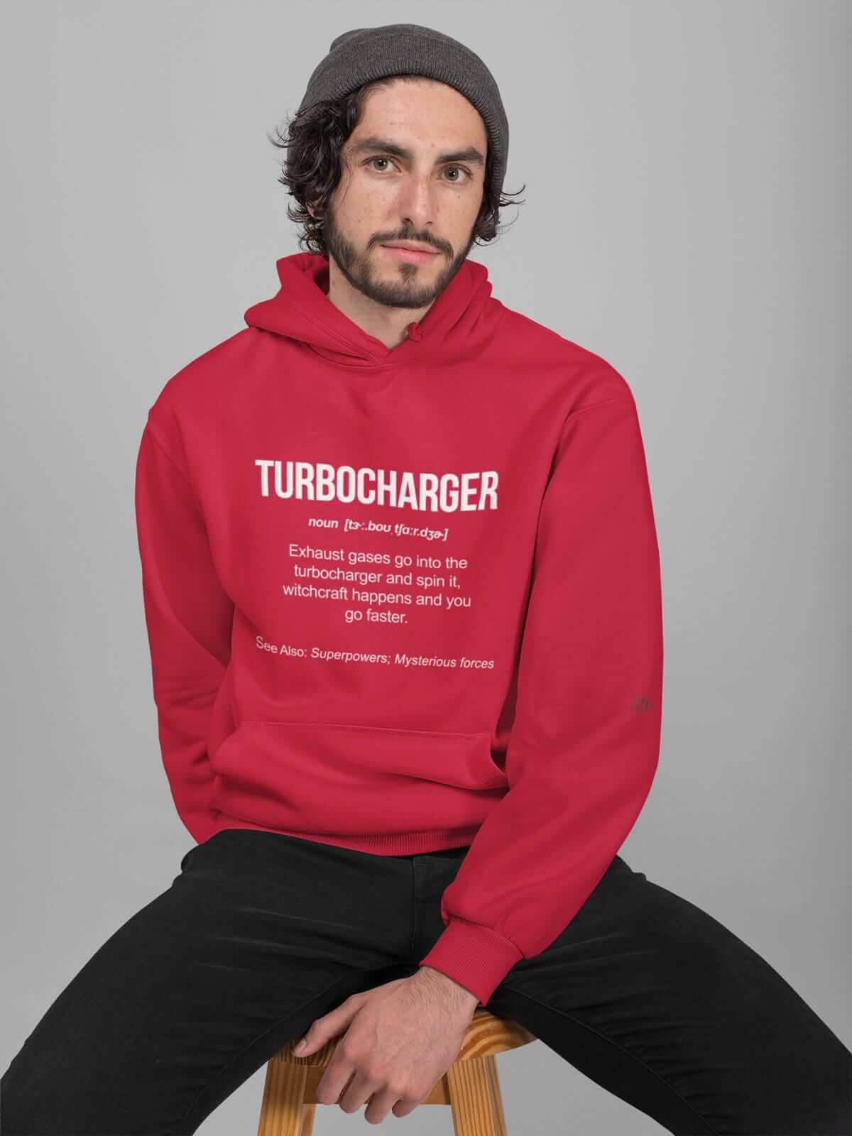 Turbocharger Boost Funny Car Enthusiast Hoodie