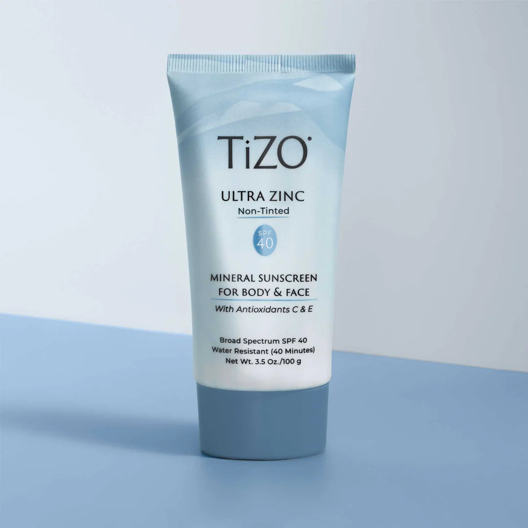 ULTRA ZINC BODY & FACE SUNSCREEN non-tinted dewy finish SPF 40