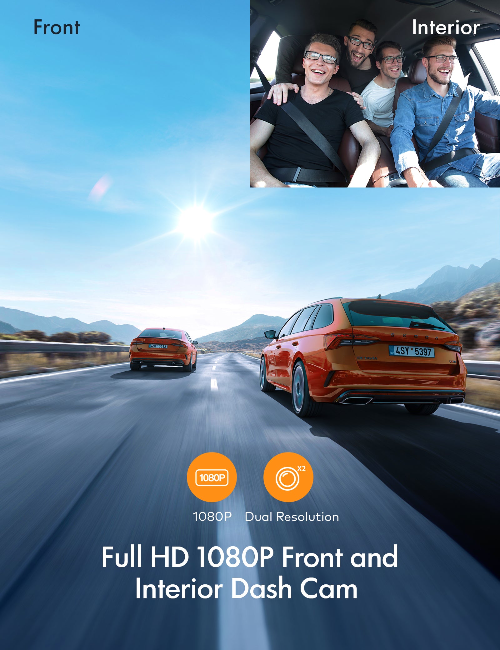 apeman C680 Dual Dash Cam