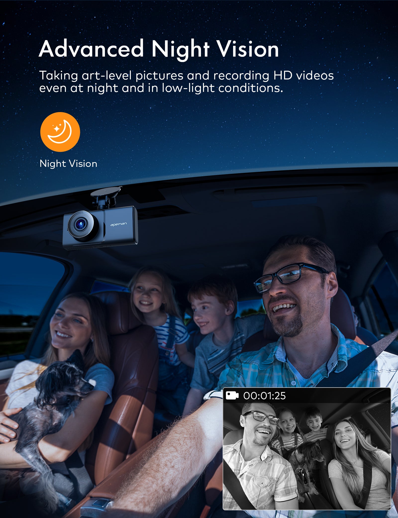 apeman C680 Dual Dash Cam