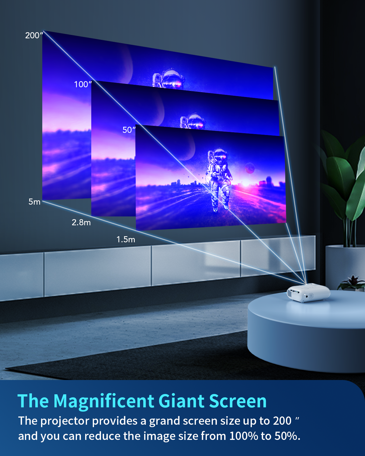 apeman LC700 Native 1080P Projector