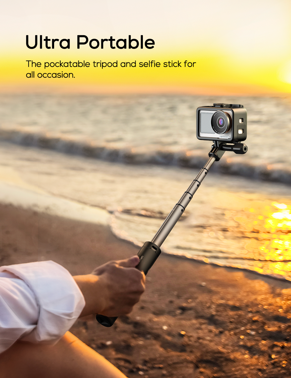 APEMAN SEEKER ONE 4K Action Camera and Selfie Stick Bundle