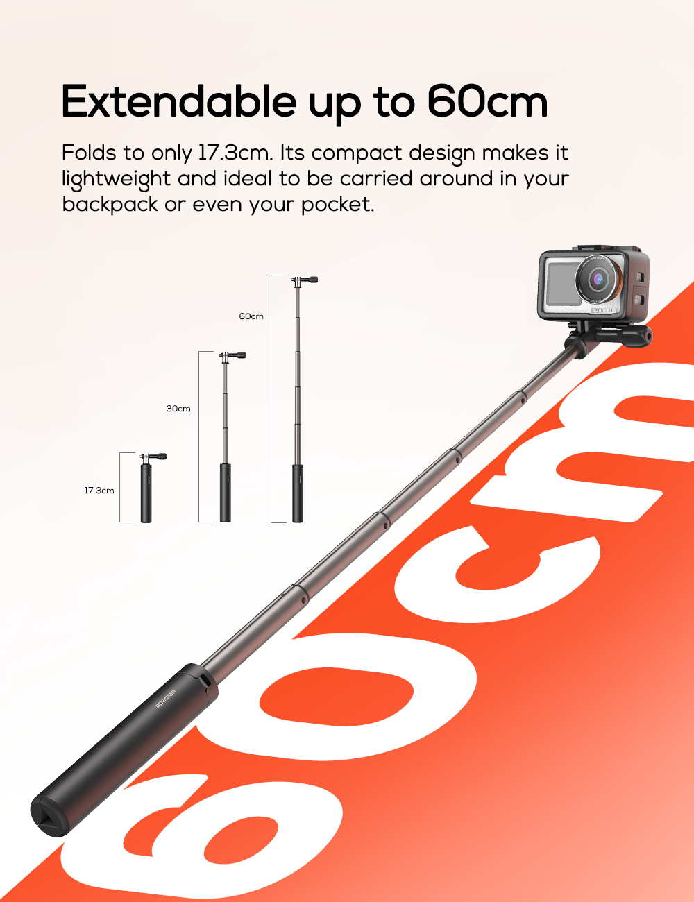 APEMAN SEEKER ONE 4K Action Camera and Selfie Stick Bundle