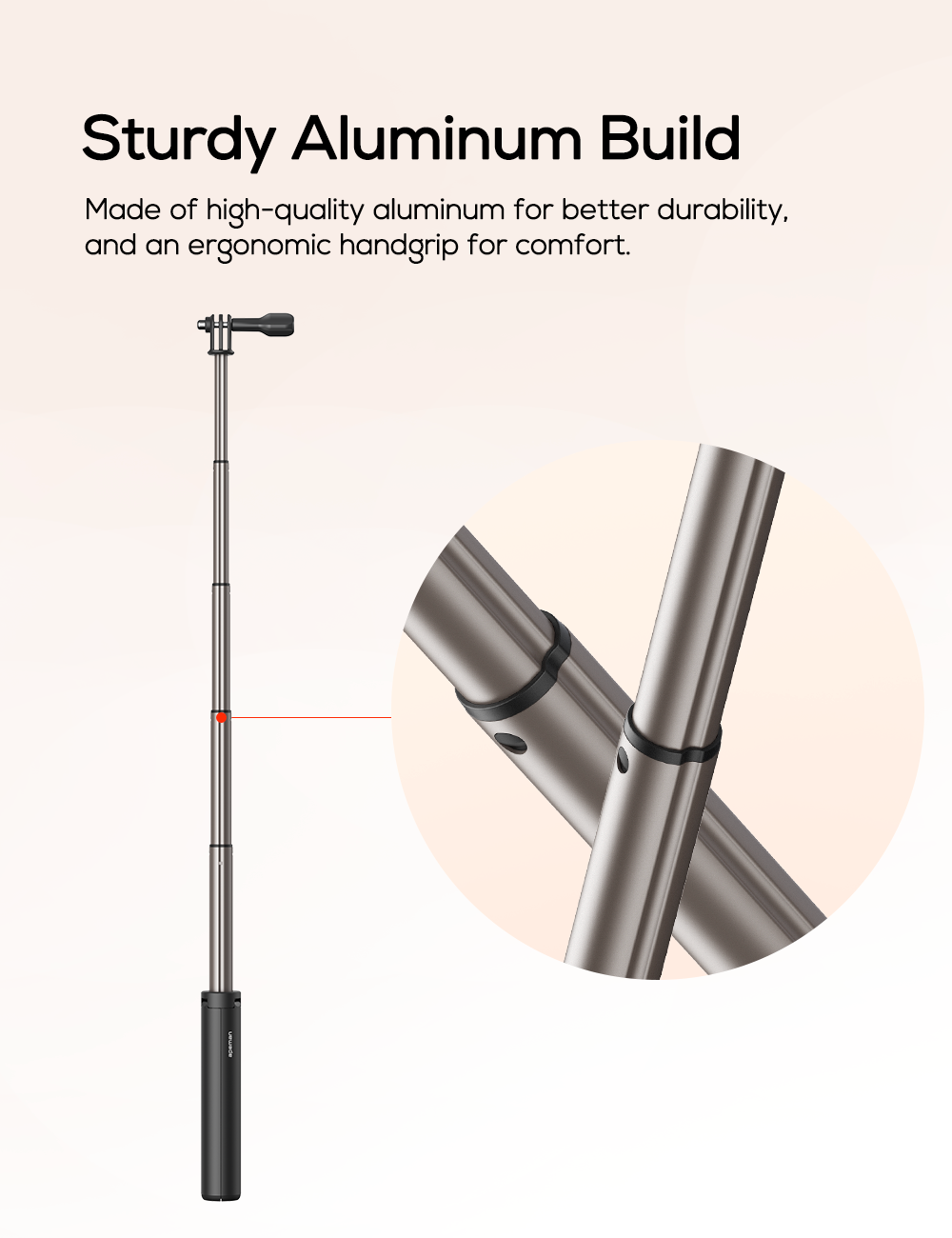 APEMAN SEEKER ONE 4K Action Camera and Selfie Stick Bundle