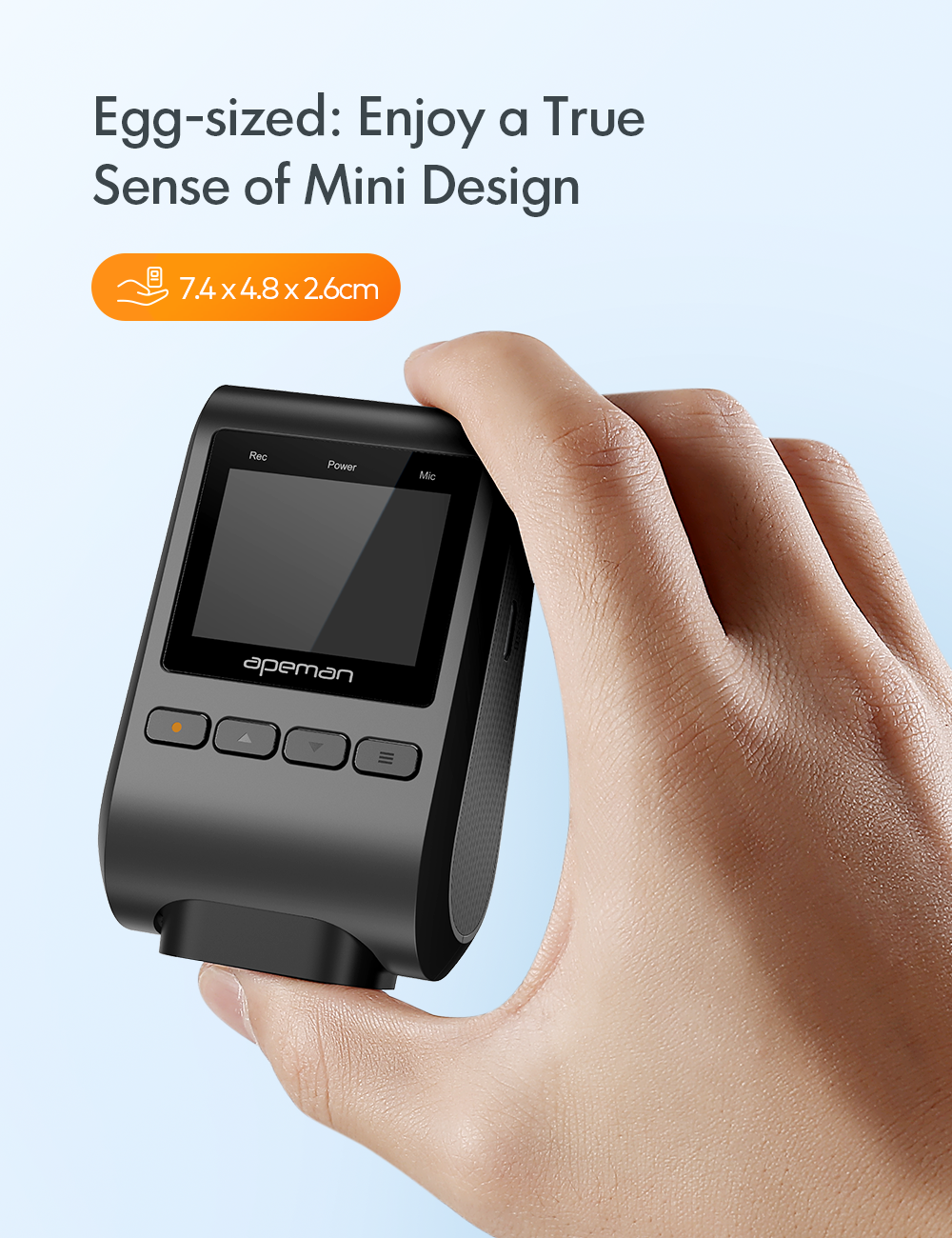 apeman C370 Mini Dash Cam
