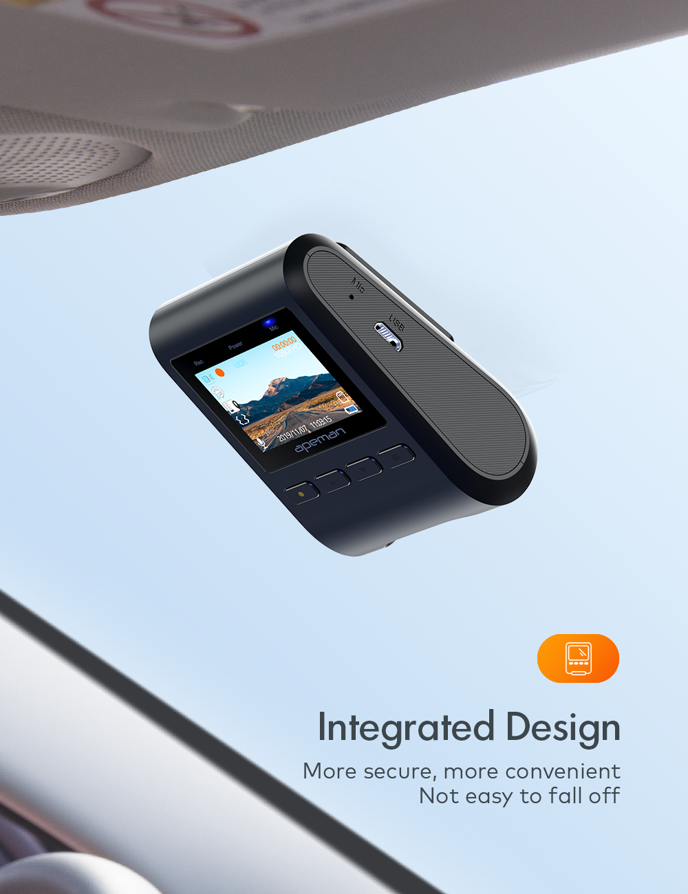 apeman C370 Mini Dash Cam