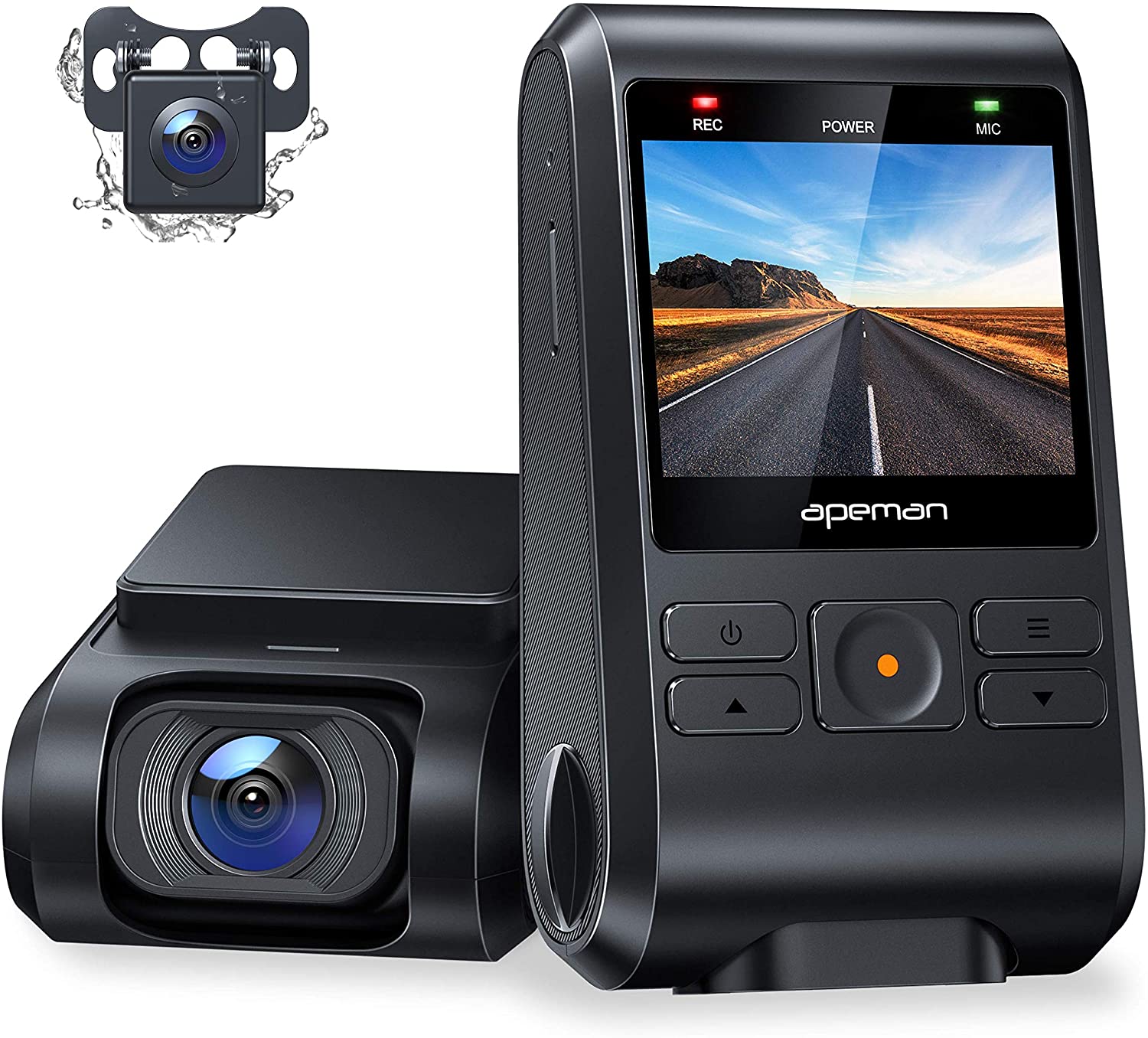 apeman C550 Dual Dash Cam