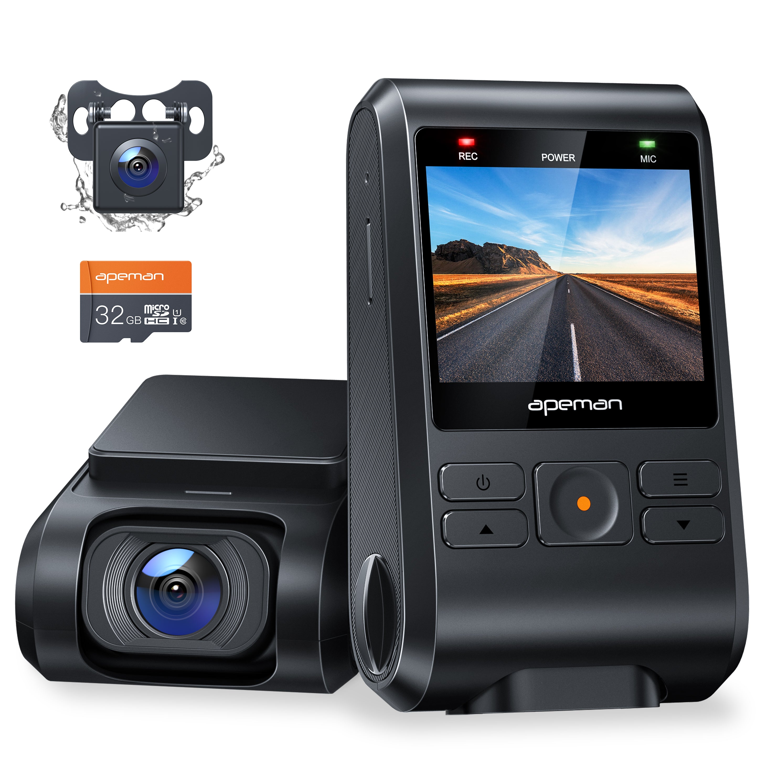 apeman C550 Dual Dash Cam