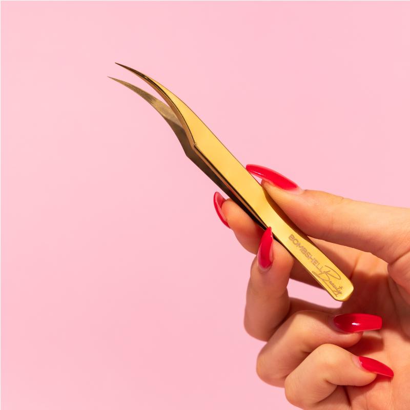 Wave Eyelash Extension Tweezers