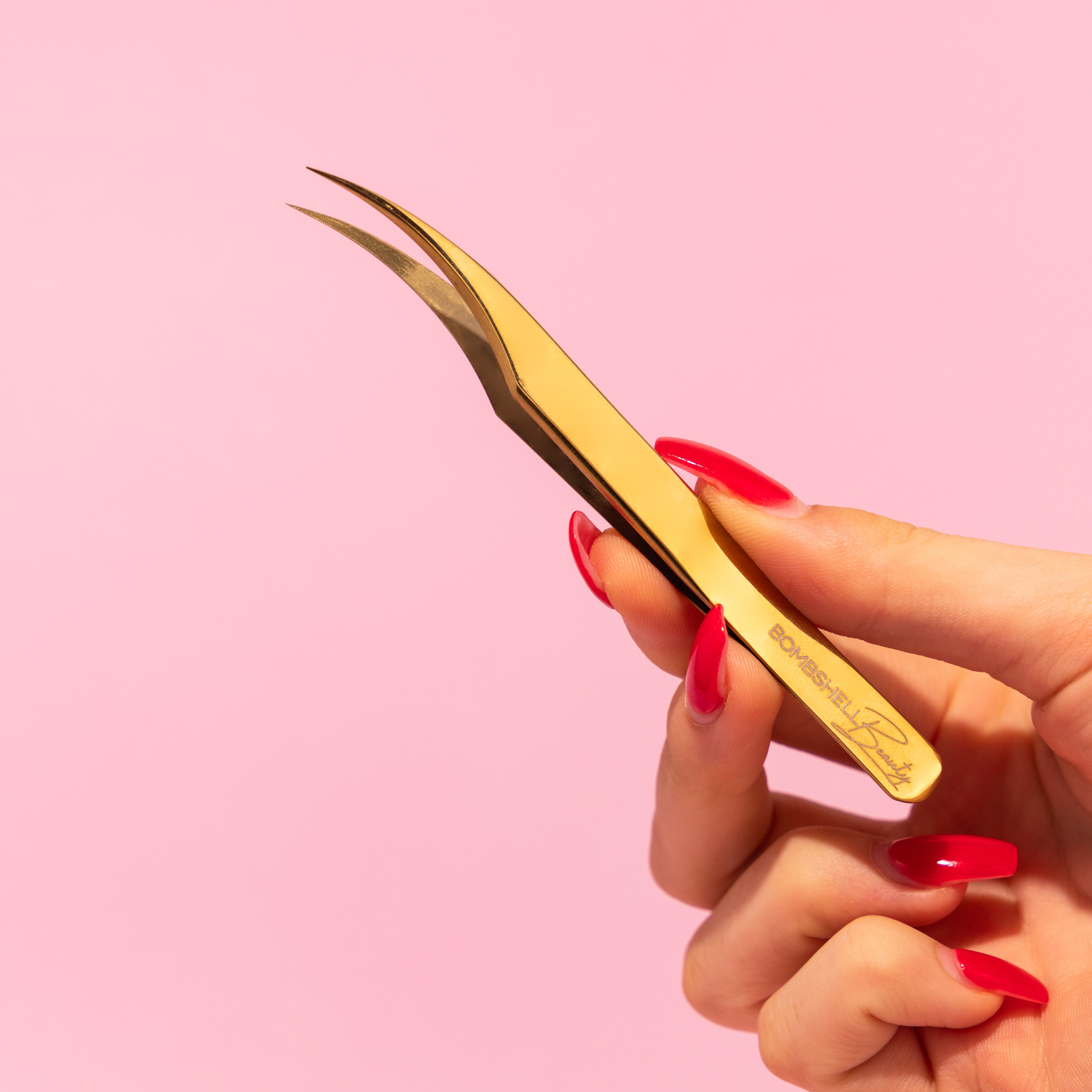 Wave Eyelash Extension Tweezers