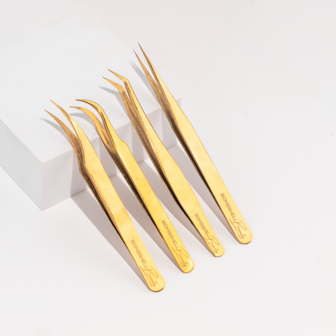 Pro Eyelash Extension Tweezers